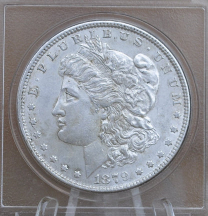 1879 Morgan Silver Dollar - XF-BU (Extremely Fine to Uncirculated, MS60+) Choose by Grade - 1879 P Morgan Dollar 1879-P Silver Dollar