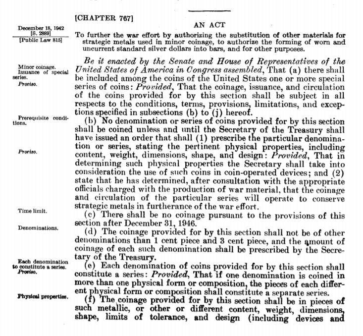 1943-D Wwii Era Steel Us Cent - Ww2 Steel Wheat Penny - D Steel Lincoln Penny (Denver Mint)
