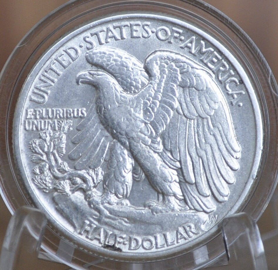 1942 Walking Liberty Silver Half Dollar - VF-BU (Very Fine to Uncirculated) Grade -Philadelphia- 1942 P Half Dollar, Great Mint Luster