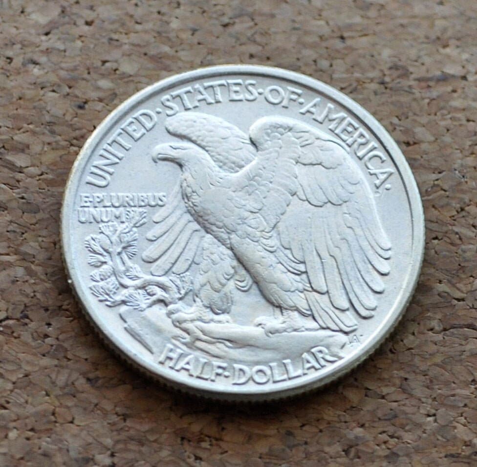 1942 Walking Liberty Silver Half Dollar - VF-BU (Very Fine to Uncirculated) Grade -Philadelphia- 1942 P Half Dollar, Great Mint Luster