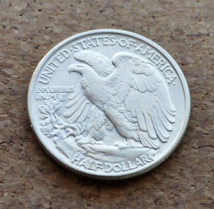1942 Walking Liberty Silver Half Dollar - VF-BU (Very Fine to Uncirculated) Grade -Philadelphia- 1942 P Half Dollar, Great Mint Luster