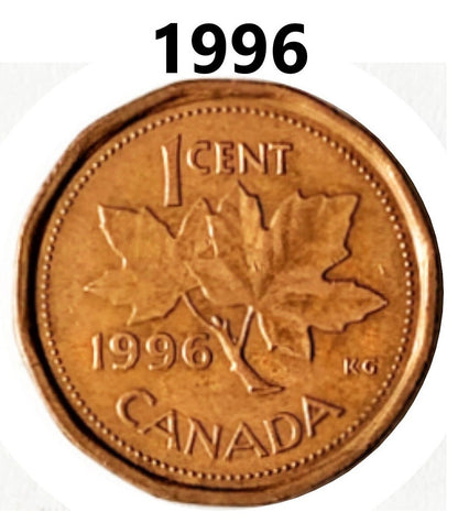Canadian Pennies - Choose Date & Quantity - 1990 to 2003 - Excellent Condition - Canada