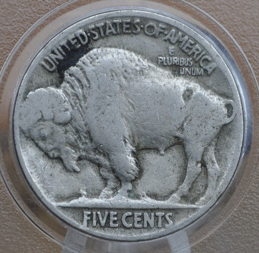 1916 Buffalo Nickel - G-F (Good To Very Fine) Grade; Choose By Grade - 1916 P Buffalo Nickel 1916 Nickel No Mint - Vintage Us Coin