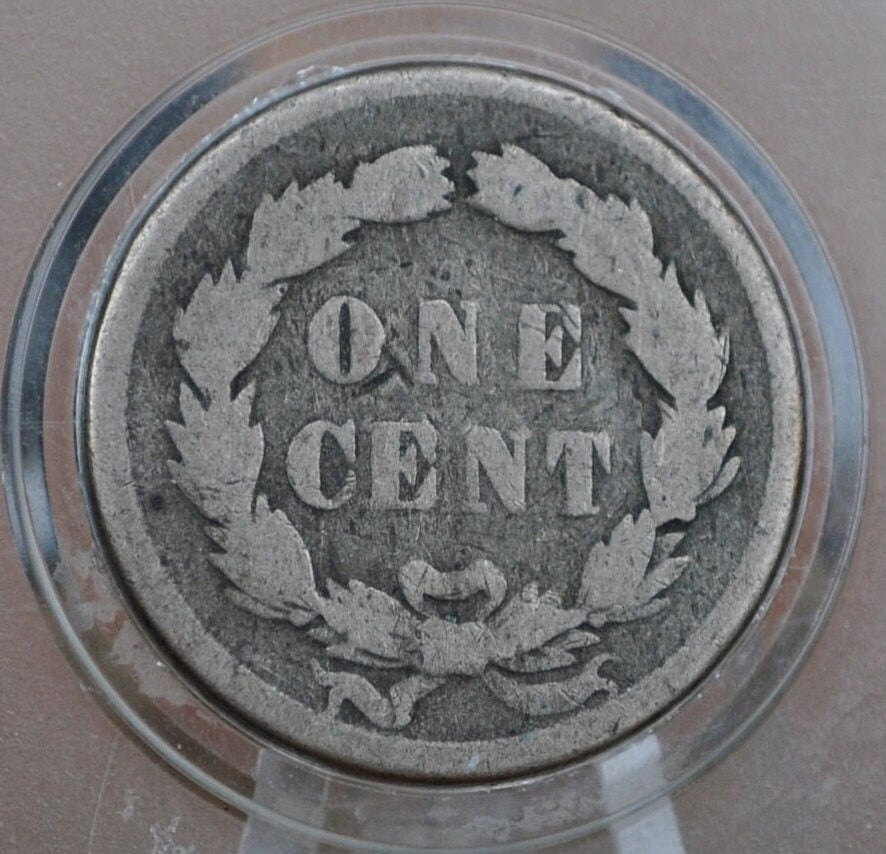 1859 Indian Head Penny - G to VF (Good to Very Fine) Grade, Choose by Grade - First year made - 1859 Indian Head Cent 1859