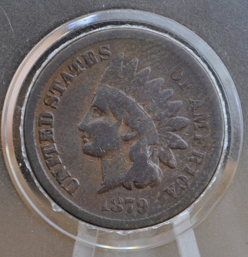 1879 Indian Head Penny - Choose by Grade - Great Date - Indian Head Cent 1879