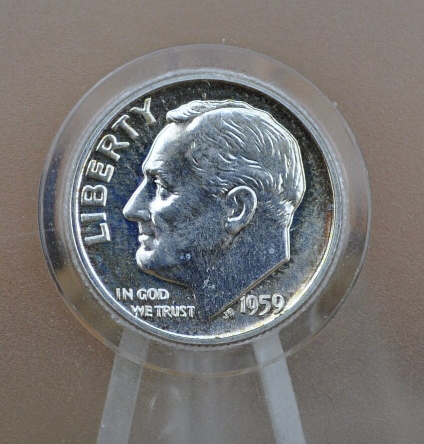 1959 P and D Roosevelt Silver Dimes - Choose Mint and Grade - Roosevelt Dime 1959 P, 1959 D Dime - Circulated & Uncirculated Dimes