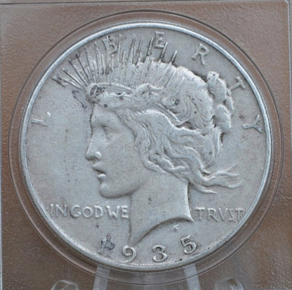 1935 Peace Silver Dollar - Choose by Grade (VF-MS62) - Philadelphia Mint - 1935 P Peace Dollar -Last Year Produced- 1935P Silver Dollar 1935