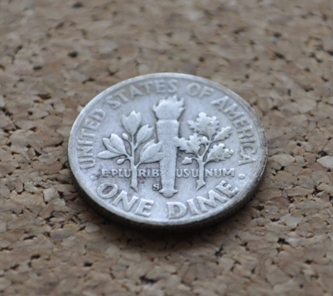 1950 PDS Roosevelt Silver Dimes - Choose Mint and Grade - Roosevelt Dime 1950 P, 1950 D Dime, 1950 S Dime - Circulated & Uncirculated Dimes