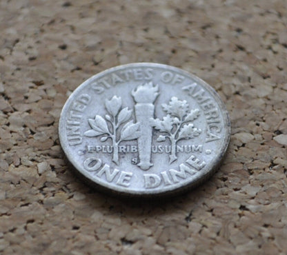 1950 PDS Roosevelt Silver Dimes - Choose Mint and Grade - Roosevelt Dime 1950 P, 1950 D Dime, 1950 S Dime - Circulated & Uncirculated Dimes