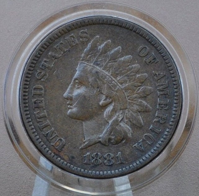 1881 Indian Head Penny - Choose by Grade / Condition - Great Date - Great Detail - 1881 Indian Cent