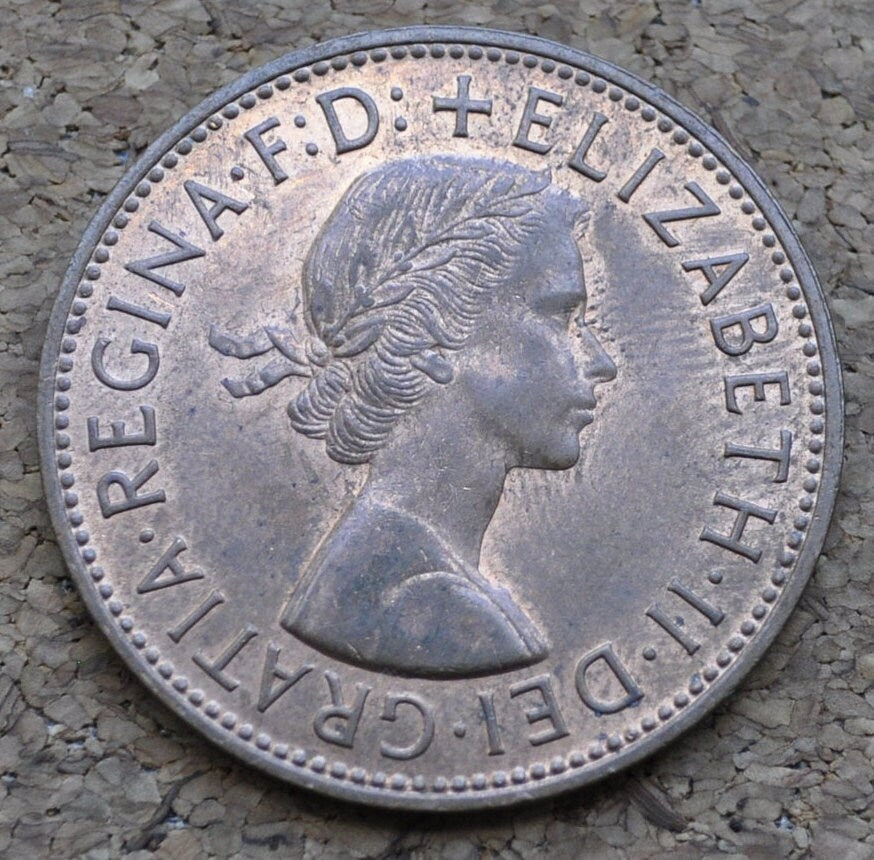 UK Pennies Large Cents 1937-1967 - Choose By Date, mixed conditions - 1930&#39;s, 1940&#39;s, 1950&#39;s 1960&#39;s UK Shillings Queen Elizabeth, George VI