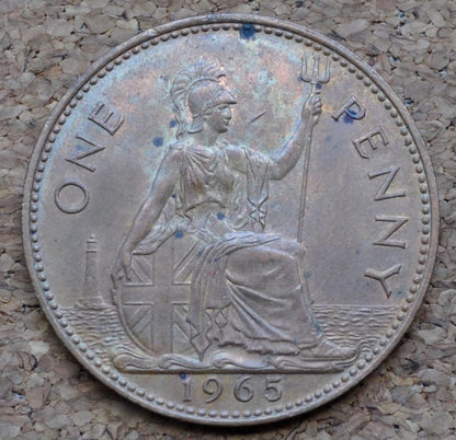 UK Pennies Large Cents 1937-1967 - Choose By Date, mixed conditions - 1930&#39;s, 1940&#39;s, 1950&#39;s 1960&#39;s UK Shillings Queen Elizabeth, George VI