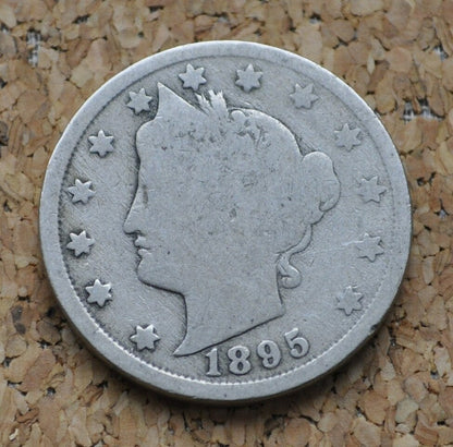 1895 Liberty Head Nickel - 1895 V Nickel - Philadelphia Mint