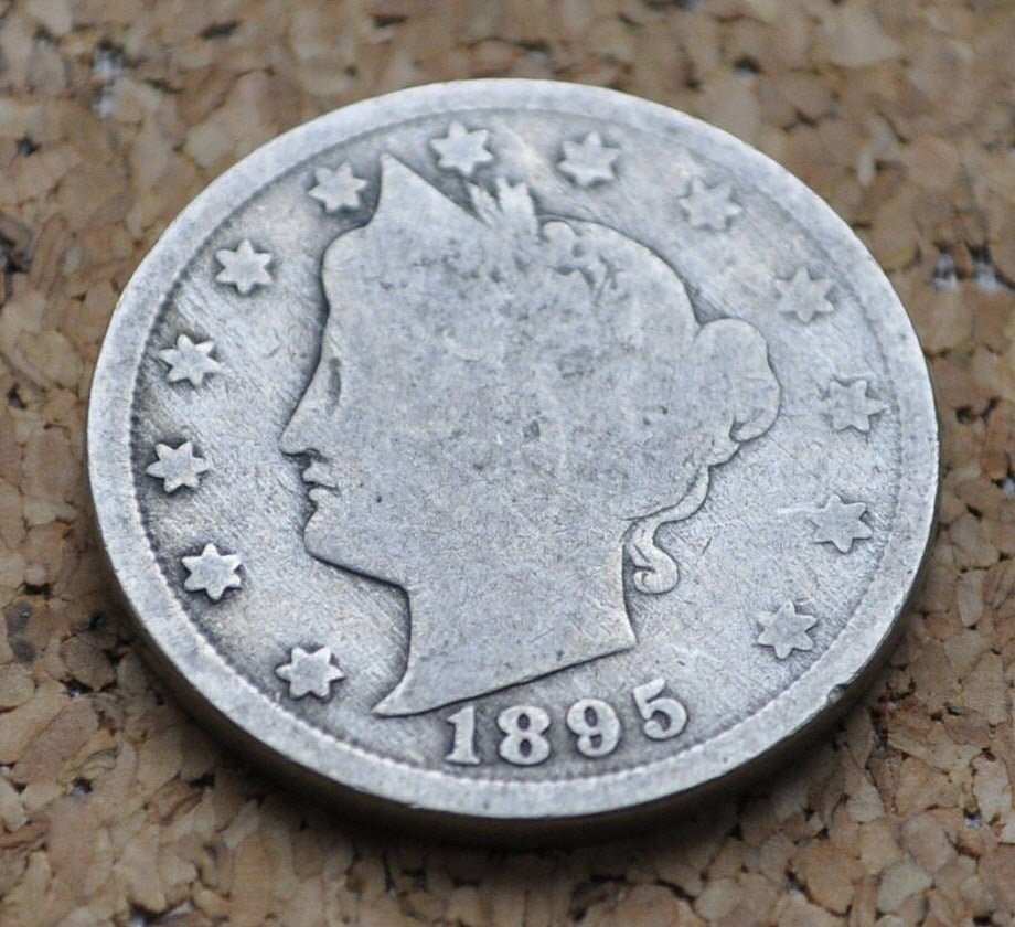 1895 Liberty Head Nickel - 1895 V Nickel - Philadelphia Mint