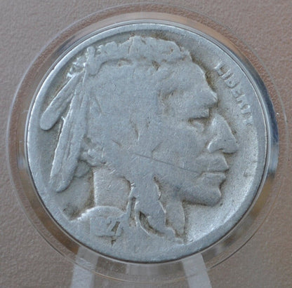 1927-S Buffalo Nickel - G-Vg (Good To Very Good) Grade / Condition - 1927-S Indian Head Nickel 1927 S - San Francisco Mint