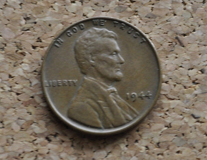 1944 Wheat Penny - WWII Era Cent - 77th Anniversary - Collectible Coin