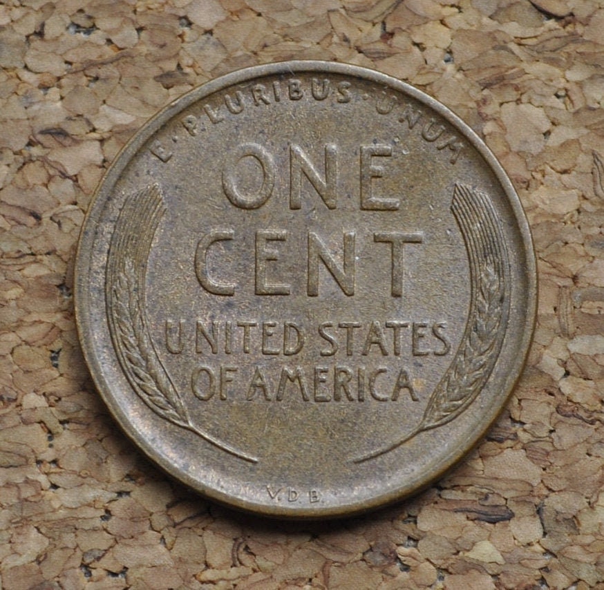 1909 VDB Wheat Penny - Choose by Grade - First Year Issue - Semi-Key Date - Rarer Wheat Penny - 1909 Vdb Lincoln Wheat Penny - G to AU