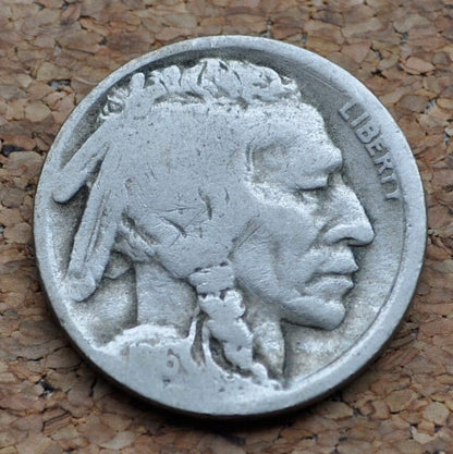 1916-S Buffalo Nickel - Better Date - G-Vg (Good To Very Good) Choose By Grade - San Francisco Mint 1916 S Buffalo Indian Head Nickel 1916 S