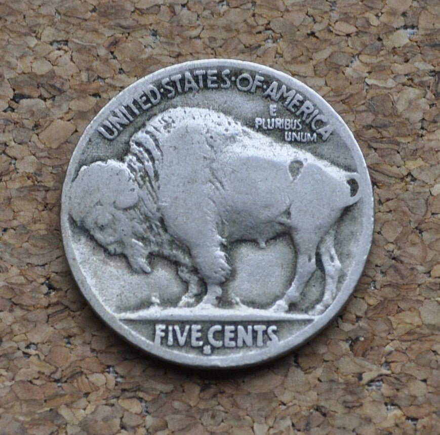 1916-S Buffalo Nickel - Better Date - G-Vg (Good To Very Good) Choose By Grade - San Francisco Mint 1916 S Buffalo Indian Head Nickel 1916 S