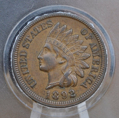 1892 Indian Head Cent - Choose by Grade G-XF (Good to Extremely Fine) Grade / Condition - Good Date - 1892 Penny Indian Head Penny 1892