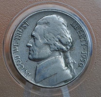 1950 P&D Jefferson Nickels - Choose By Mint Mark And Grade - 1950 D Jefferson Nickel 1950 P Jefferson Nickel - Collectible Coin