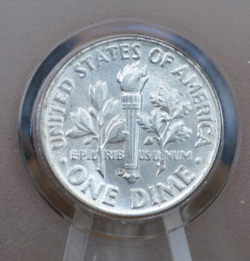 1957 P and D Roosevelt Silver Dimes - Choose Mint and Grade - Roosevelt Dime 1957 P, 1957 D Dime - Circulated & Uncirculated Dimes