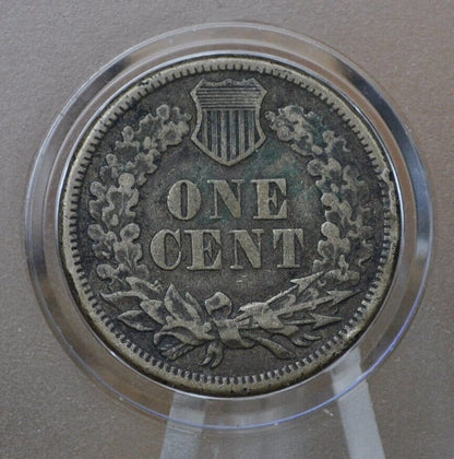 1861 Indian Head Penny - F-XF (Fine to Extremely Fine) Grades; Choose by Grade - 1861 Cent One Cent US 1861 - Better Date, Harder to Find