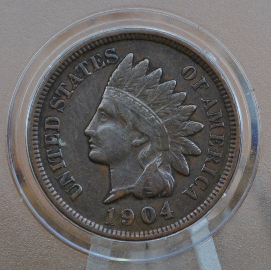 1904 Indian Head Penny - G-XF (Good to Extremely Fine) Choose by Grade - 1904 Indian Cent