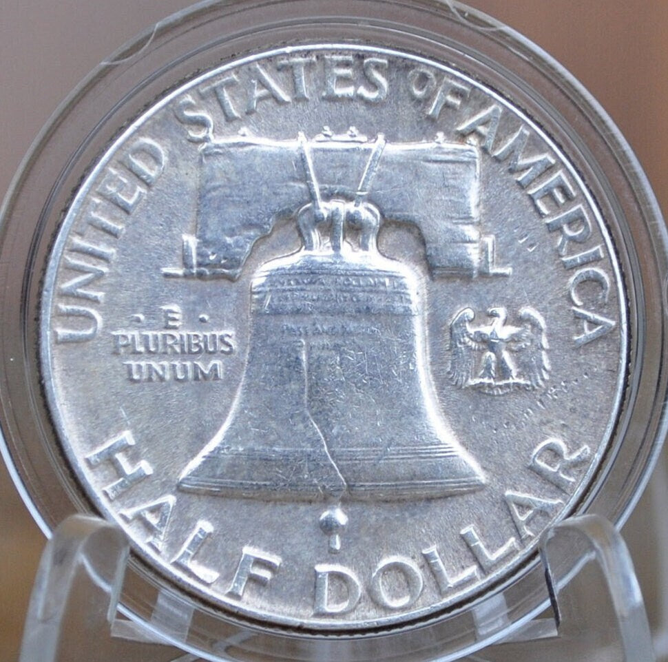 1955 Franklin Half Dollar- Choose by Grade - Key Date of the Franklin Series - 1955P Silver Half Dollar - Philadelphia Mint