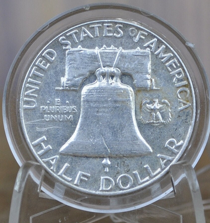 1955 Franklin Half Dollar- Choose by Grade - Key Date of the Franklin Series - 1955P Silver Half Dollar - Philadelphia Mint