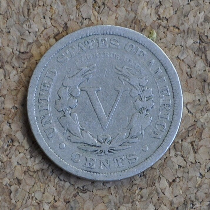1899 Liberty Head V Nickel - Good Detail - Liberty Head Nickel 1899 - "V" back design