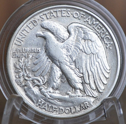 1944 Walking Liberty Half Dollar - XF-AU (Extra Fine to About Uncirculated) Grade - Philadelphia Mint - 1944-P Half Dollar WLH 1944