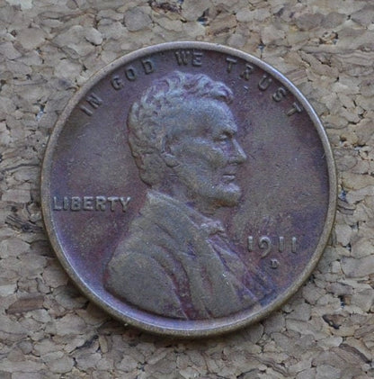 1911-D Wheat Penny - Choose By Grade - Ag - Vf (About Good To Very Fine) - 1911 D Wheat Ear Cent - Denver Mint - Better Date & Mint