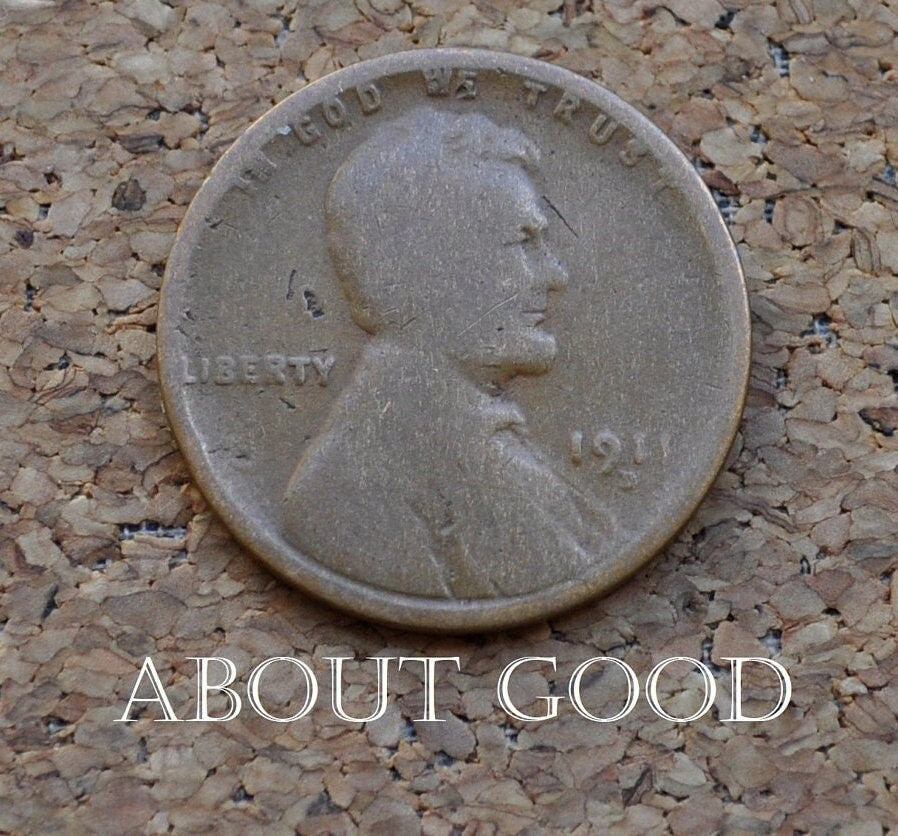 1911-D Wheat Penny - Choose By Grade - Ag - Vf (About Good To Very Fine) - 1911 D Wheat Ear Cent - Denver Mint - Better Date & Mint