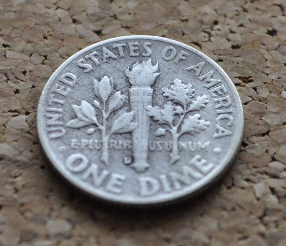 1956 P and D Roosevelt Silver Dimes - Choose Mint and Grade - Roosevelt Dime 1956 P, 1956 D Dime - Circulated & Uncirculated Dimes