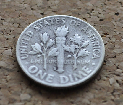 1956 P and D Roosevelt Silver Dimes - Choose Mint and Grade - Roosevelt Dime 1956 P, 1956 D Dime - Circulated & Uncirculated Dimes