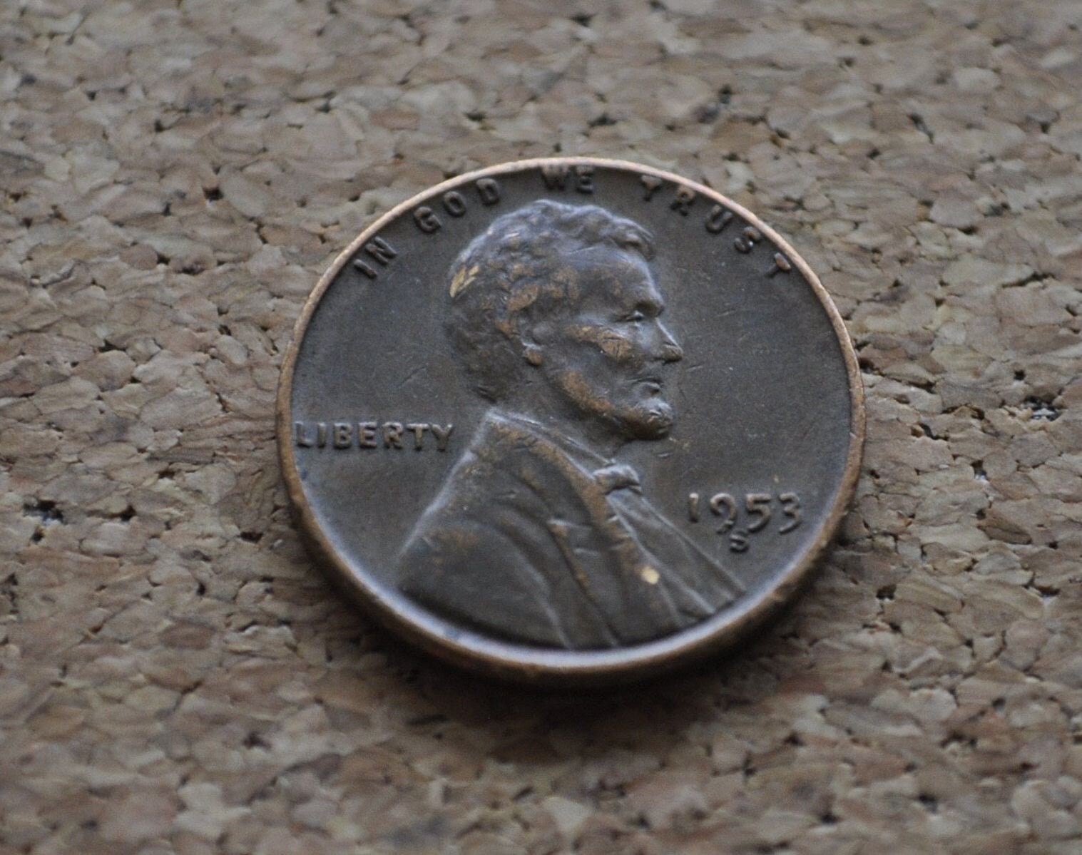 1953 S Wheat Penny - 68th Anniversary - Collectible Coin - San Francisco Mint
