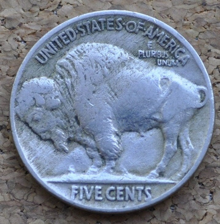 1927 Buffalo Nickel - F-XF (Fine to Extremely Fine); Choose by Grade - Philadelphia Mint - 1927 P Nickel Indian Head Buffalo Nickel