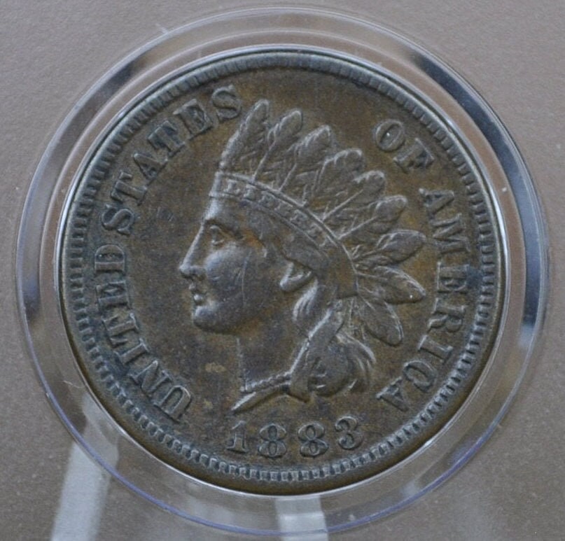 1883 Indian Head Penny - G-VF (Good to Very Fine) Choose by Grade - 1883 Indian Head Cent 1883 - Us One Penny 1883 VF