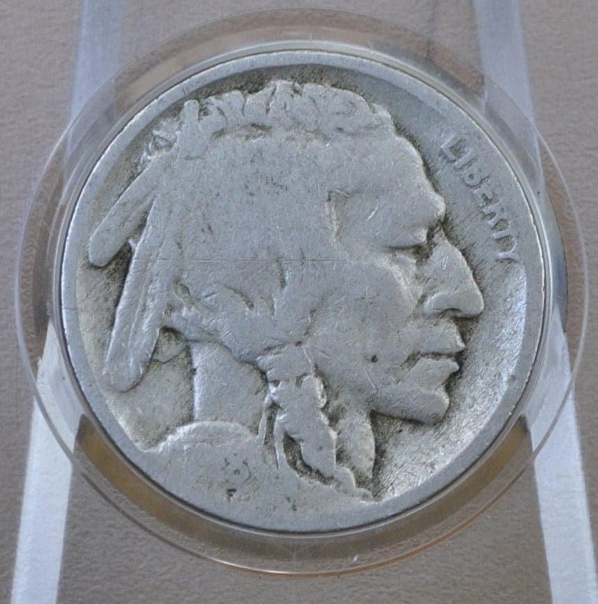 1918 Buffalo Nickel - Choose by Grade / Condition - Vintage US Coin - 1918 P Nickel - Philadelphia Mint