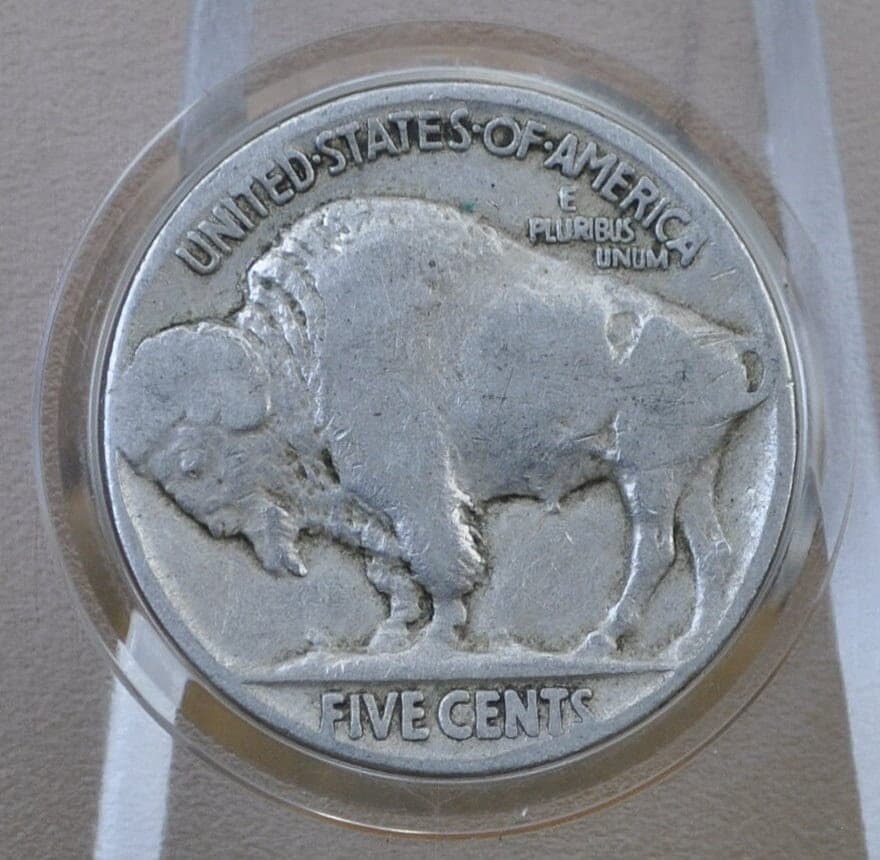 1918 Buffalo Nickel - Choose by Grade / Condition - Vintage US Coin - 1918 P Nickel - Philadelphia Mint