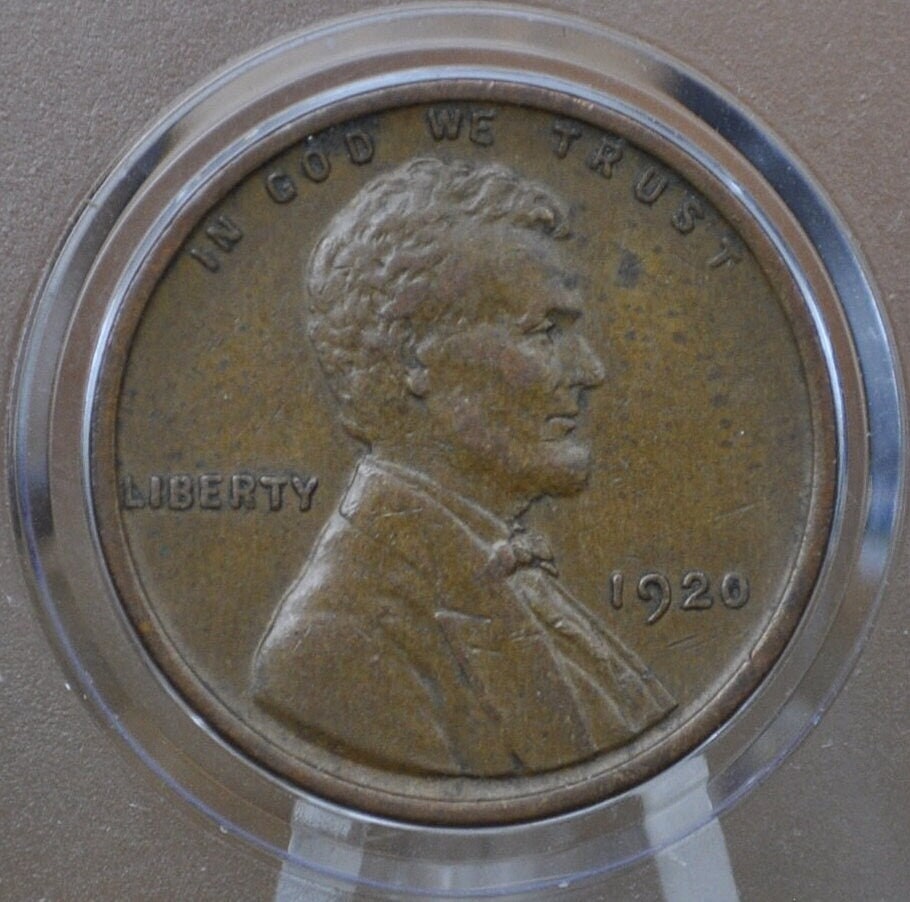 1920 Wheat Penny - VF-AU (Very Fine to About Uncirculated), Choose by Grade - 1920 Wheat Ear Cent 1920 P Penny Wheat Cent 1920