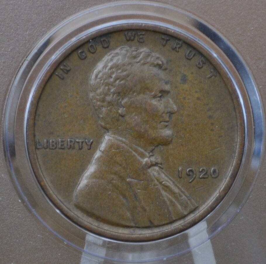 1920 Wheat Penny - VF-AU (Very Fine to About Uncirculated), Choose by Grade - 1920 Wheat Ear Cent 1920 P Penny Wheat Cent 1920