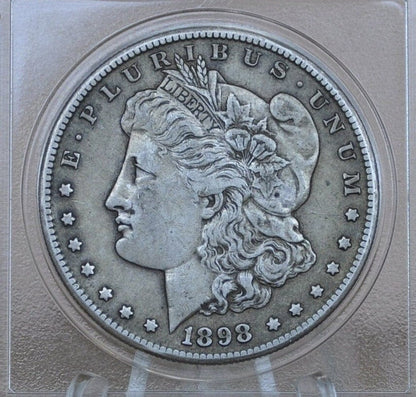 1898-S Morgan Silver Dollar - Choose by Grade / Condition - Great Date - 1898 S Morgan Dollar - San Francisco Mint