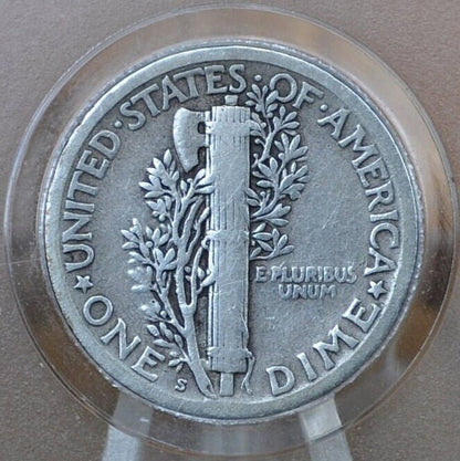 1923-S Mercury Dime - G-VF (Good to Very Fine) Choose by Grade - San Francisco Mint - 1923 S Silver Dime 1923 S Winged Liberty Head Dime