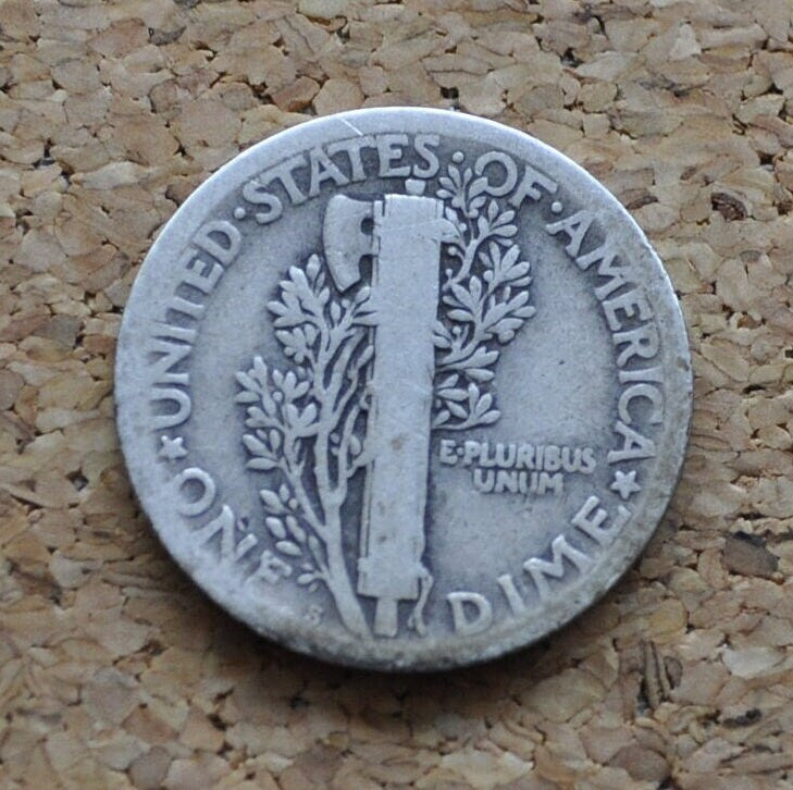 1923-S Mercury Dime - G-VF (Good to Very Fine) Choose by Grade - San Francisco Mint - 1923 S Silver Dime 1923 S Winged Liberty Head Dime