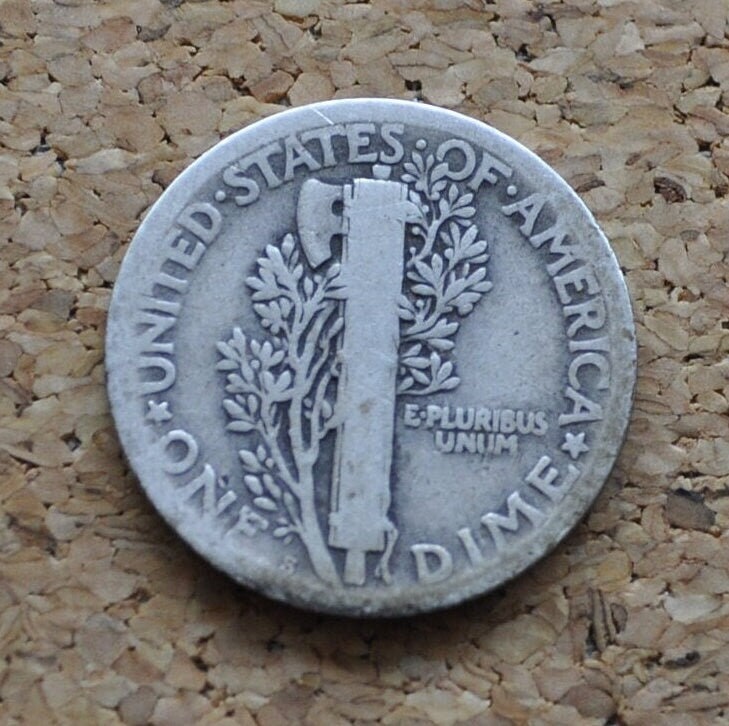1923-S Mercury Dime - G-VF (Good to Very Fine) Choose by Grade - San Francisco Mint - 1923 S Silver Dime 1923 S Winged Liberty Head Dime