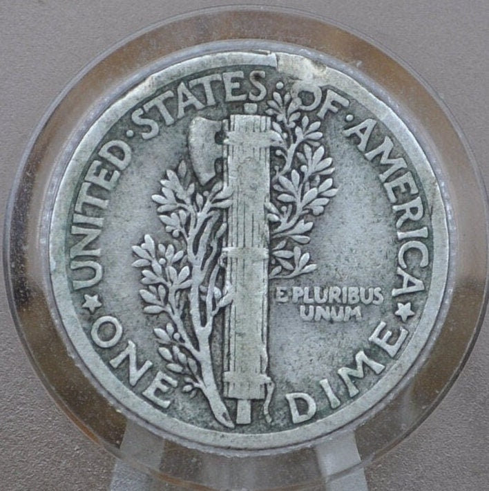 1916 Mercury Silver Dime - Choose by Grade / Condition - Philadelphia Mint - 1916 P Winged Liberty Head Silver Dime Mercury 1916P