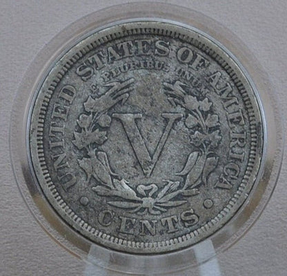 1900 Liberty Head Nickel - Choose by Grade / Condition - V Nickel 1900 - Barber Design - Old, Collectible US Coin