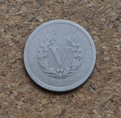 1900 Liberty Head Nickel - Choose by Grade / Condition - V Nickel 1900 - Barber Design - Old, Collectible US Coin